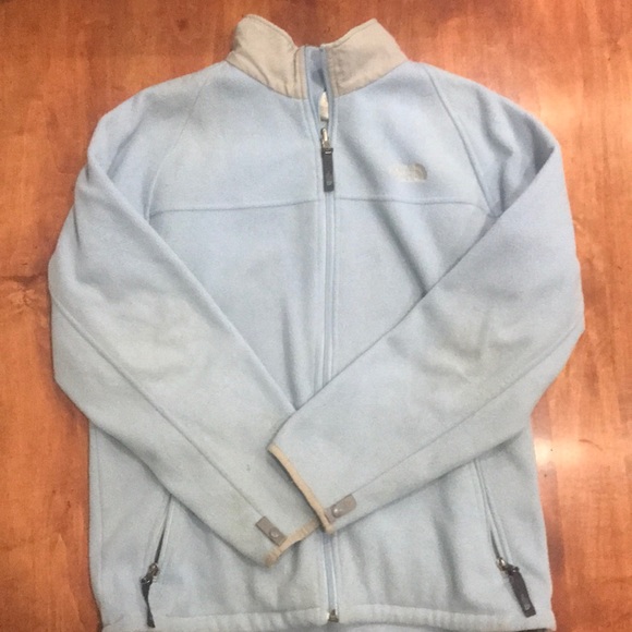 Blue north face jacket